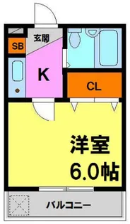 ZONE 1/F PART1【202号室】の間取り