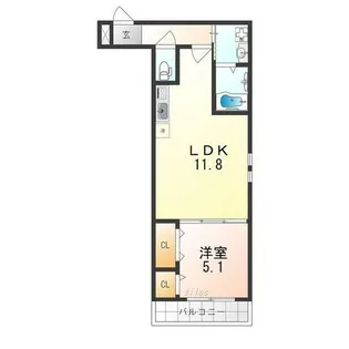 ポート フルール【2階】の間取り