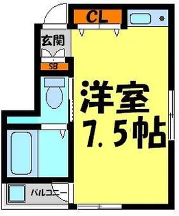 田口ハイツ【201号室】の間取り