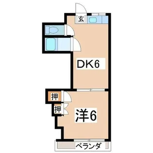 ル・クレアK【3階】の間取り