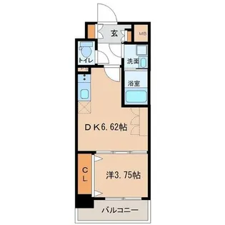 メルベージュ布施【1階】の間取り