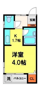 花屋敷日進ビル【111号室】の間取り