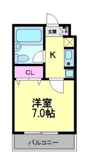 ZONE 1/f PART3(ゾーン)【3階】の間取り