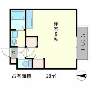 マンション佐脇【3階】の間取り