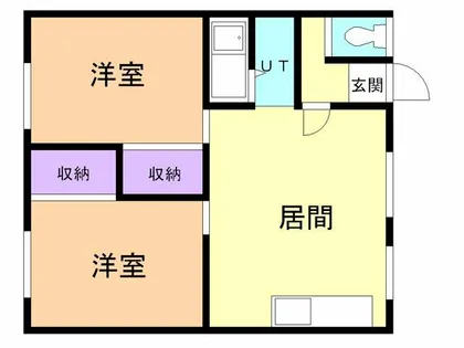 フジナカコーポⅦ【201号室】の間取り