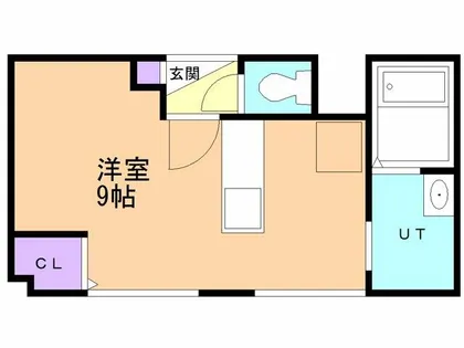 瀬戸ビル【2-D号室】の間取り