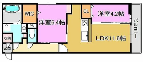 リオ放出【1階】の間取り