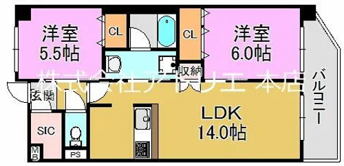 Gran Le Ciel【4階】の間取り