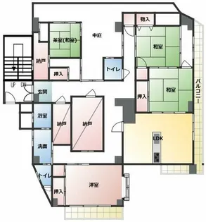 メゾン黒瀬【3階】の間取り