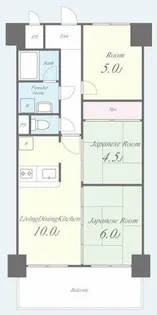 リーガルハイツ【2階】の間取り