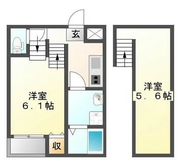 ブライトコート【2階】の間取り