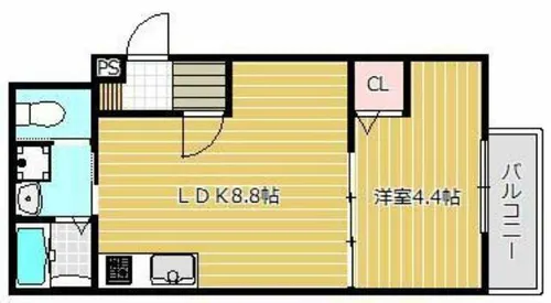 アリエッタ平野の郷【2階】の間取り