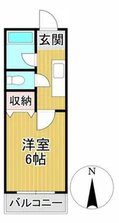 里村ビル【306号室】の間取り