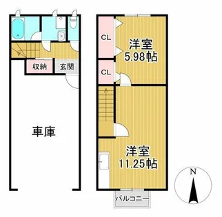 AutoRimessa【B-1号室】の間取り