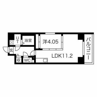 S-FORT北千種【11階】の間取り