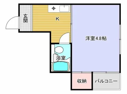 メモリアルタウンA棟【2階】の間取り