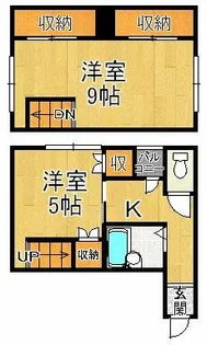 エグゼ高殿【3階】の間取り