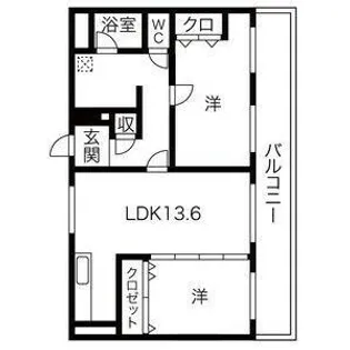 グランプリシード【3階】の間取り
