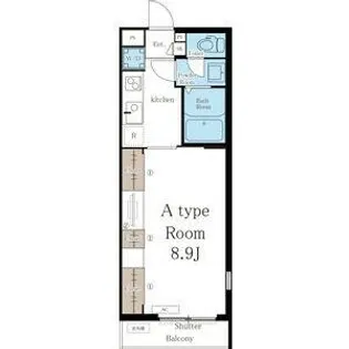 リブリ・la milonga【301号室】の間取り