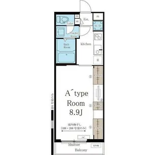 リブリ・la milonga【307号室】の間取り