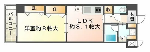 エスペランサ【3階】の間取り