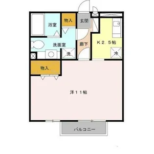 兵庫県尼崎市西大物町【アパート】の間取り