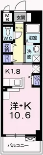 カーサ イーグレット【5階】の間取り