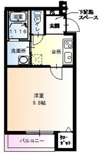 兵庫県神戸市兵庫区小河通3丁目【アパート】の間取り