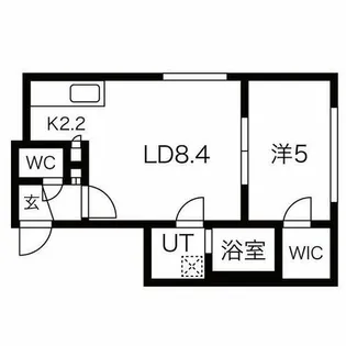 ecoa麻生駅前【5階】の間取り