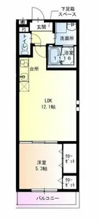 フジパレス立花町三丁目ウエスト【1階】の間取り