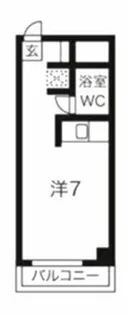 キャッスルミニ神宮【6階】の間取り