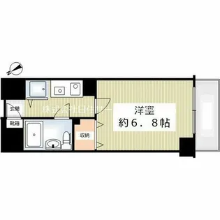 ライオンズマンション京都河原町【6階】の間取り
