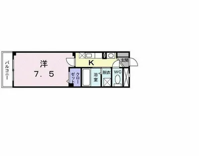 Primero TAKANO【3階】の間取り