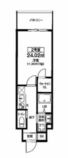 ビガーポリス405同心Ⅲ【8階】の間取り