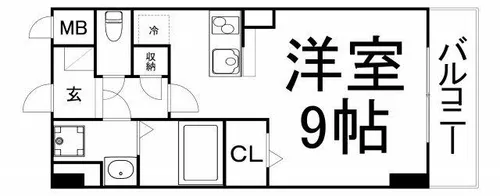 シトラセイトマンション【2階】の間取り