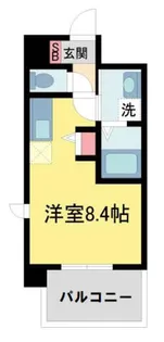 ONLYONE川西小花【801号室】の間取り