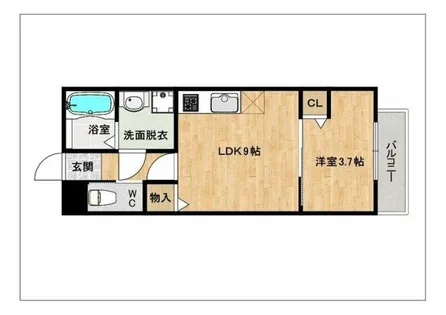 福岡県福岡市南区寺塚1丁目【アパート】の間取り