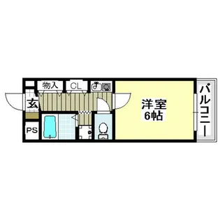 シェリール茨木【4階】の間取り