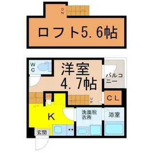 ハーモニーテラス城木町II【1階】の間取り