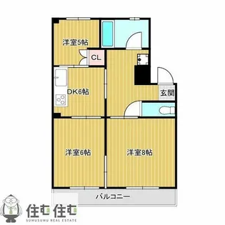 コ-ポ正大【205号室】の間取り