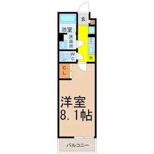 リブリ ノースマウンティン【3階】の間取り