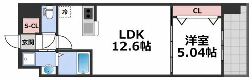 GRANDPASEO SOUTH【7階】の間取り