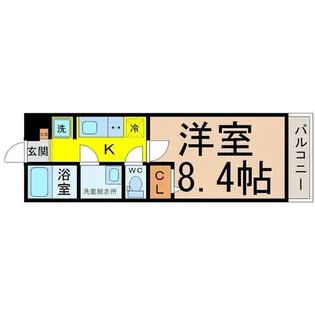 シャトーボナールIII【1階】の間取り