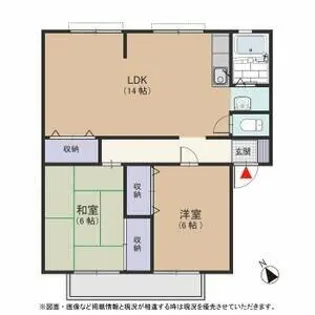 サンビレッジファンタジア B【2階】の間取り