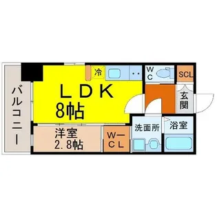 オリス丸の内【7階】の間取り