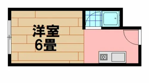 千鳥川ドミトリー【1階】の間取り