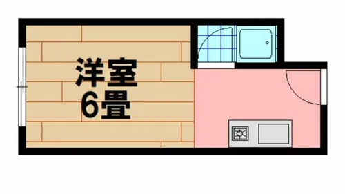 千鳥川ドミトリー【1階】の間取り