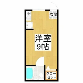 サンセルジュ深井【1階】の間取り