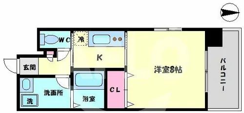 フォーチュン同心【6階】の間取り