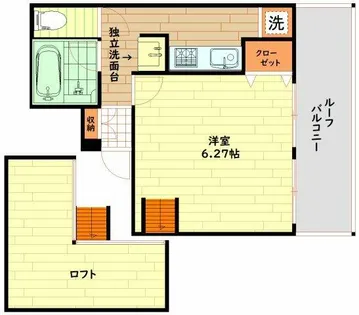 グランドヴィラ都島【7階】の間取り
